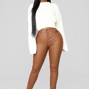 Fashion Nova Faux Leather Pant